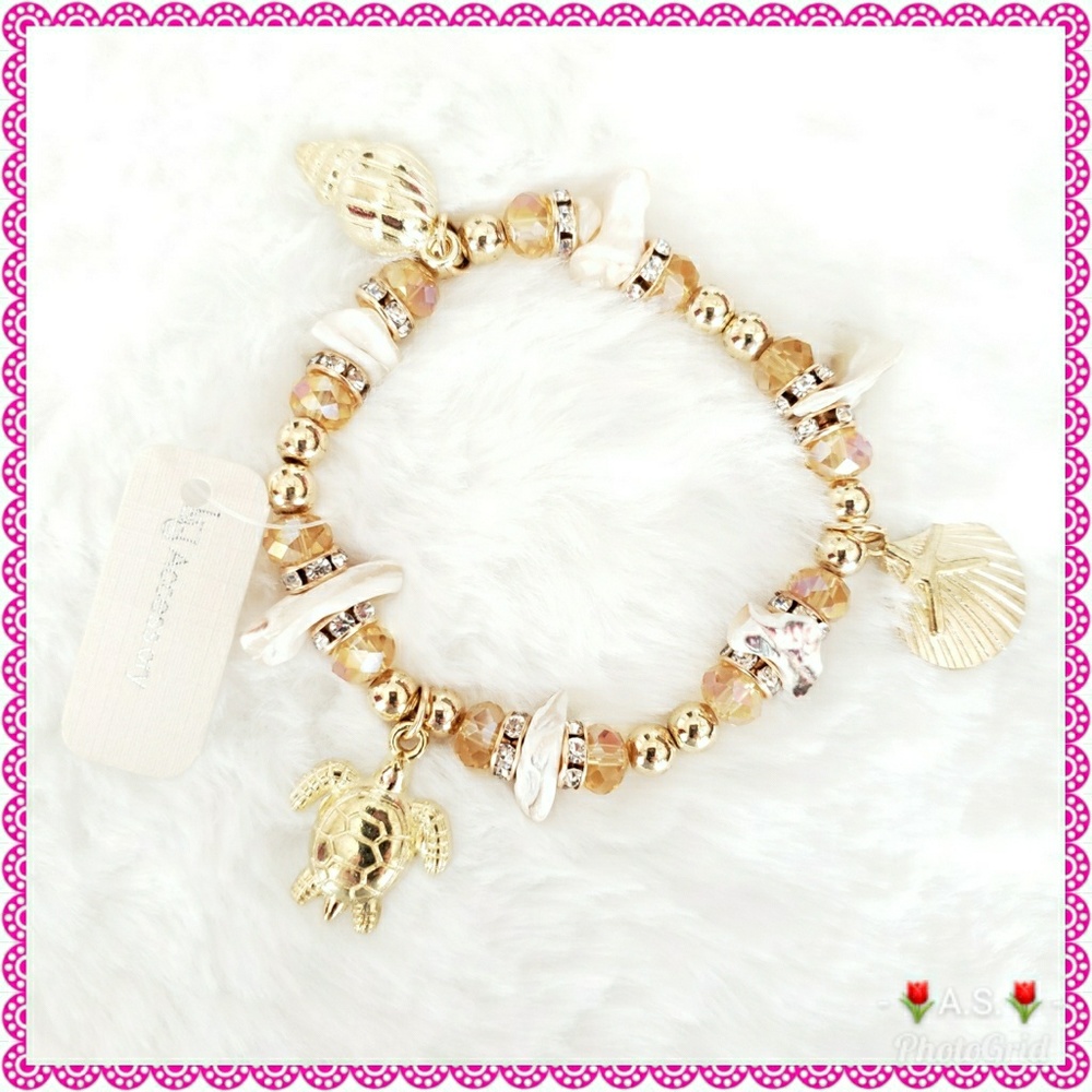 ⬇️$40 Fashion Stretchy Bracelet Nautical Charms - Picture 1 of 8